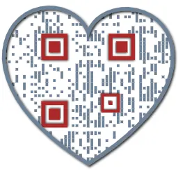 Heart Shaped QR Code