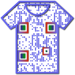QR kód ve tvaru oblečení